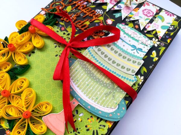 Sparkling Birthday Card/ Mini Scrapbook Gift - D2 image Sparkling Birthday Card/ Mini Scrapbook Gift - D2 image