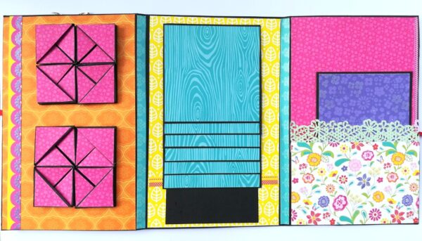 Sparkling Birthday Card/ Mini Scrapbook Gift - D2 image Sparkling Birthday Card/ Mini Scrapbook Gift - D2 image