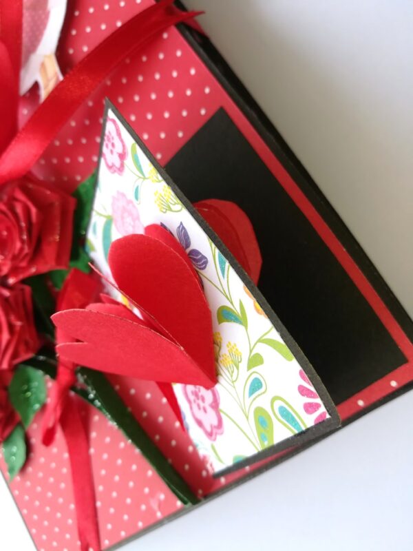 Love Mini 3 fold Scrapbook / Mini Scrapbook Greeting Card image Love Mini 3 fold Scrapbook / Mini Scrapbook Greeting Card image