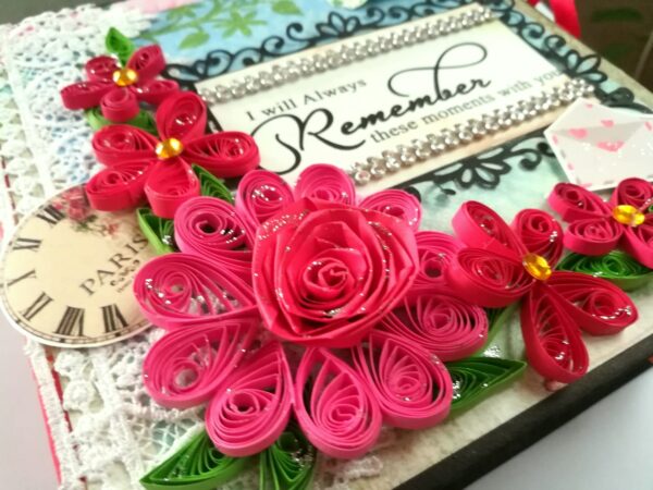 Colorful All Occasion Quilled Scrapbook image Colorful All Occasion Quilled Scrapbook image