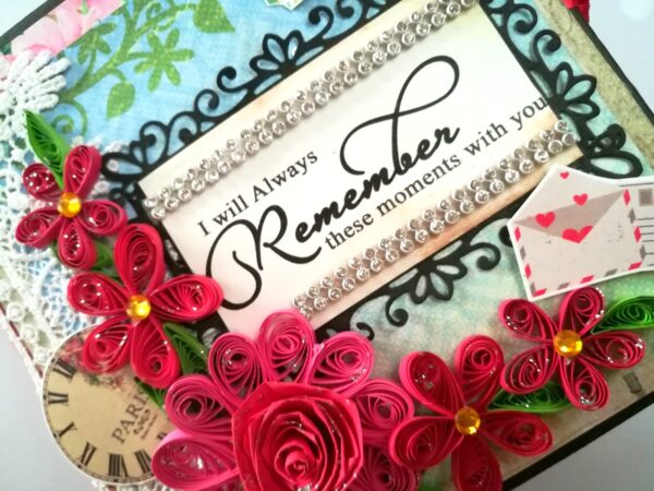 Colorful All Occasion Quilled Scrapbook image Colorful All Occasion Quilled Scrapbook image