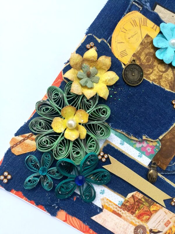 Denim Style Handmade Greeting Card image Denim Style Handmade Greeting Card image