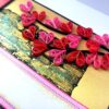 Sparkling Quilled Red Flowers Love Greeting Card image Sparkling Quilled Red Flowers Love Greeting Card image