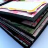 Quilled Red Flowers Love Scrapbook -D2 image Quilled Red Flowers Love Scrapbook -D2 image
