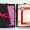 Quilled Red Flowers Love Scrapbook -D2 image Quilled Red Flowers Love Scrapbook -D2 image