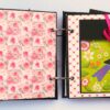 Quilled Red Flowers Love Scrapbook -D2 image Quilled Red Flowers Love Scrapbook -D2 image