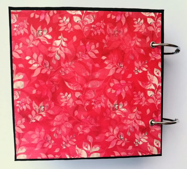 Quilled Red Flowers Love Scrapbook -D2 image Quilled Red Flowers Love Scrapbook -D2 image