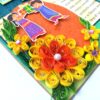 Sparkling Handmade Diwali Quilled Greeting Card D3 image Sparkling Handmade Diwali Quilled Greeting Card D3 image