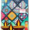 Sparkling Handmade Diwali Greeting Card D2 image Sparkling Handmade Diwali Greeting Card D2 image