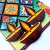 Sparkling Handmade Diwali Greeting Card D2 image Sparkling Handmade Diwali Greeting Card D2 image