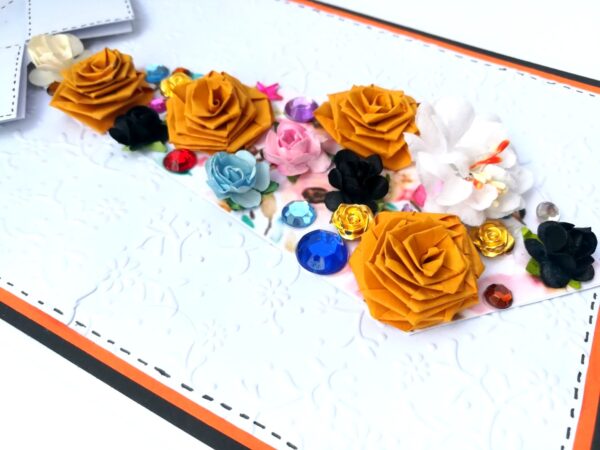 Decorative Quilled Tie All Occasion Greeting Card - D1 image Decorative Quilled Tie All Occasion Greeting Card - D1 image