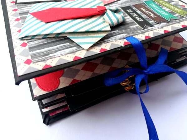 Male Theme Birthday Handmade Scrapbook image Male Theme Birthday Handmade Scrapbook image