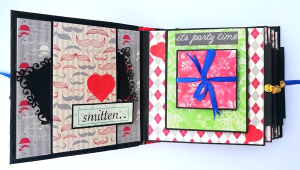 Male Theme Birthday Handmade Scrapbook image Male Theme Birthday Handmade Scrapbook image