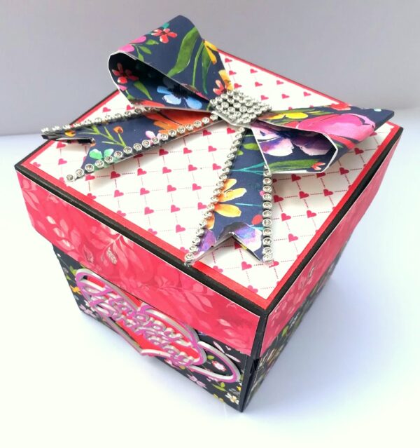 Fancy Love Birthday Handmade Explosion Box image Fancy Love Birthday Handmade Explosion Box image