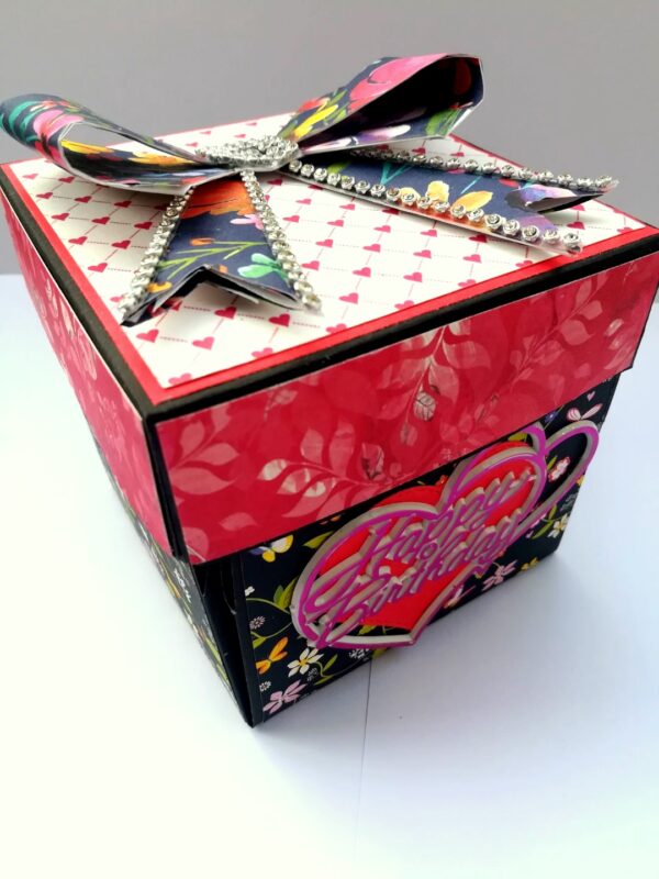 Fancy Love Birthday Handmade Explosion Box image Fancy Love Birthday Handmade Explosion Box image