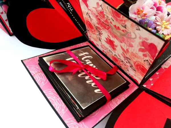 Fancy Love Birthday Handmade Explosion Box image Fancy Love Birthday Handmade Explosion Box image