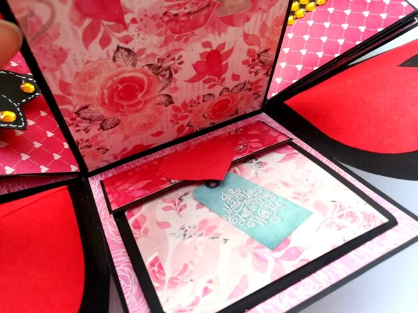 Fancy Love Birthday Handmade Explosion Box image Fancy Love Birthday Handmade Explosion Box image