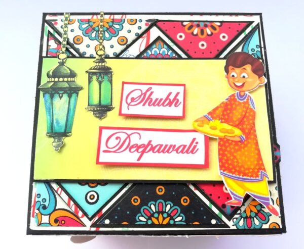 Sparkling Diwali Handmade Explosion Gift Box D2 image Sparkling Diwali Handmade Explosion Gift Box D2 image