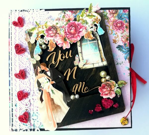 You and Me Romantic All Occasion Scrapbook Album image You and Me Romantic All Occasion Scrapbook Album image