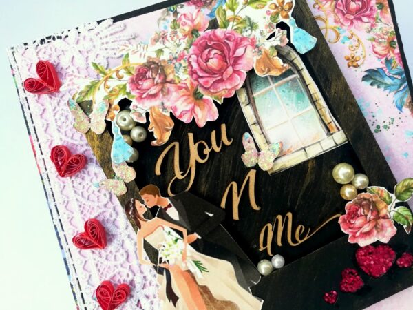 You and Me Romantic All Occasion Scrapbook Album image You and Me Romantic All Occasion Scrapbook Album image