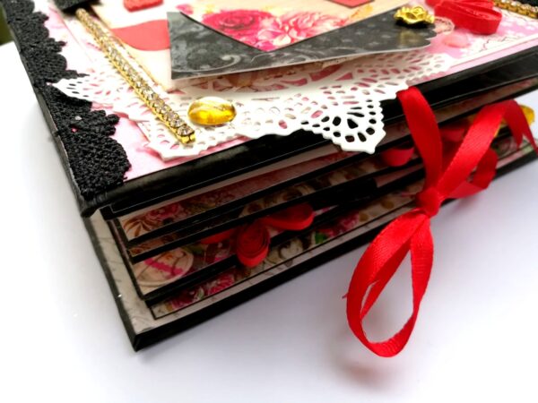 Quilled Love Birthday Handmade Scrapbook image Quilled Love Birthday Handmade Scrapbook image