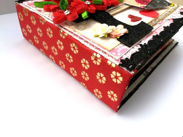 Quilled Love Birthday Handmade Scrapbook image Quilled Love Birthday Handmade Scrapbook image