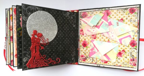 Quilled Love Birthday Handmade Scrapbook image Quilled Love Birthday Handmade Scrapbook image