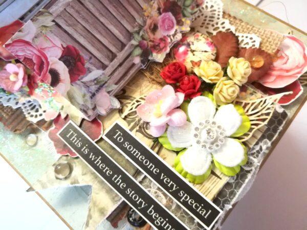Exclusive Designer Glittery Handmade Love Scrapbook image Exclusive Designer Glittery Handmade Love Scrapbook image
