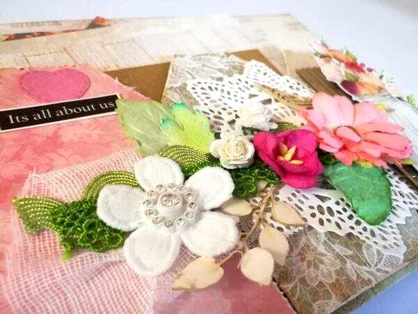 Exclusive Designer Glittery Handmade Love Scrapbook image Exclusive Designer Glittery Handmade Love Scrapbook image