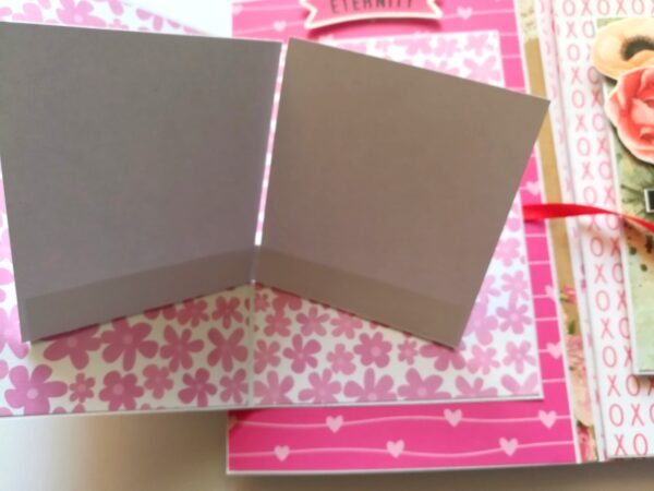 Sparkling Anniversary Three Fold Mini Scrapbook Gift - D1 image Sparkling Anniversary Three Fold Mini Scrapbook Gift - D1 image