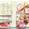 Sparkling Anniversary Mini Scrapbook Greeting Card -D2 image Sparkling Anniversary Mini Scrapbook Greeting Card -D2 image