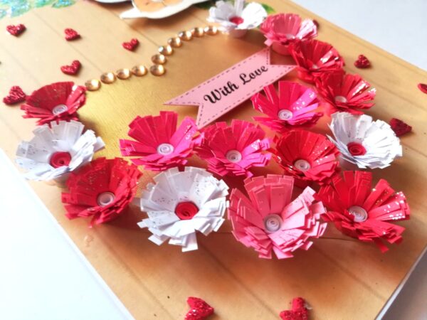 Love Quilled Special Heart Greeting Card -D1 image Love Quilled Special Heart Greeting Card -D1 image
