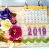 Purple Themed Sparkling Decor Calendar image Purple Themed Sparkling Decor Calendar image