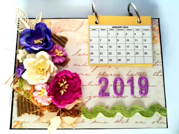 Purple Themed Sparkling Decor Calendar image Purple Themed Sparkling Decor Calendar image