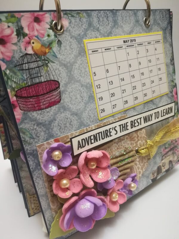 Sparkling Quilled Designer Calendar image Sparkling Quilled Designer Calendar image