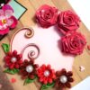 My Valentine Special Tag with quilled flowers Card -V3 image My Valentine Special Tag with quilled flowers Card -V3 image