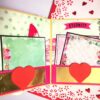 Valentine handmade Card With Beautiful picture tag image Valentine handmade Card With Beautiful picture tag image