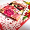 Valentine handmade Card With Beautiful picture tag image Valentine handmade Card With Beautiful picture tag image