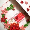 Valentine Red Quilled Mini Scrapbook Greeting Card image Valentine Red Quilled Mini Scrapbook Greeting Card image