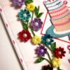 Sparkling Quilled Flowers Birthday Card image Sparkling Quilled Flowers Birthday Card image