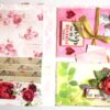 Sparkling Valentine Mini Scrapbook Greeting Card -D3 image Sparkling Valentine Mini Scrapbook Greeting Card -D3 image