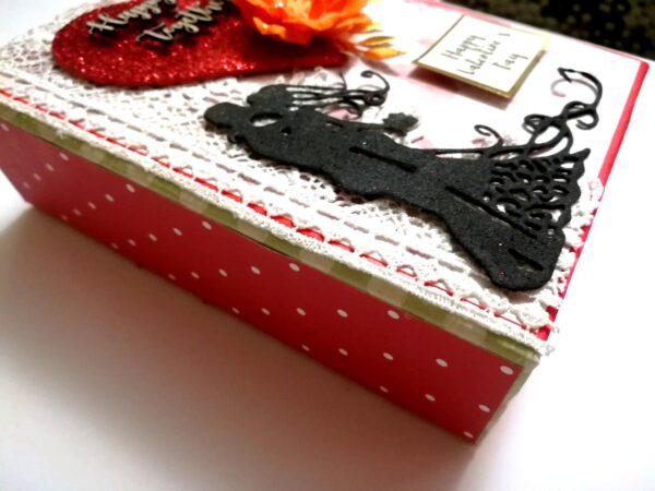 Valentine Mini Scrapbook Album Handmade - D2 image Valentine Mini Scrapbook Album Handmade - D2 image