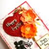 Valentine Mini Scrapbook Album Handmade - D2 image Valentine Mini Scrapbook Album Handmade - D2 image