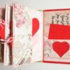 Valentine Mini Scrapbook Album Handmade - D2 image Valentine Mini Scrapbook Album Handmade - D2 image