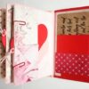 Valentine Mini Scrapbook Album Handmade - D3 image Valentine Mini Scrapbook Album Handmade - D3 image
