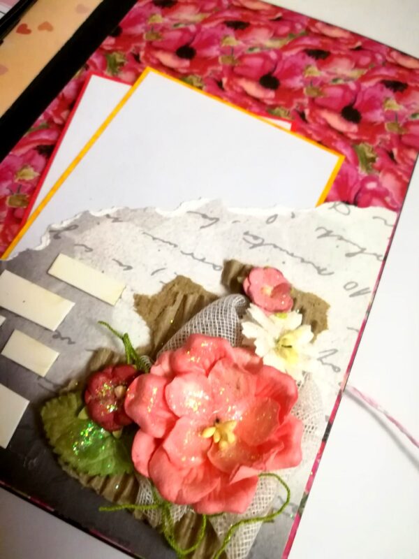 Sparkling Valentine Three Fold Mini Scrapbook Gift - D1 image Sparkling Valentine Three Fold Mini Scrapbook Gift - D1 image