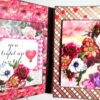 Sparkling Valentine Three Fold Mini Scrapbook Gift - D1 image Sparkling Valentine Three Fold Mini Scrapbook Gift - D1 image