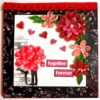 Love and Anniversary Envelope fold Mini scrapbook card - D1 image Love and Anniversary Envelope fold Mini scrapbook card - D1 image