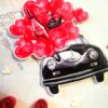 Red Quilled Flowers Valentine Greeting Card -D1 image Red Quilled Flowers Valentine Greeting Card -D1 image