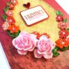 Quilled Flowers Valentines day Greeting Card image Quilled Flowers Valentines day Greeting Card image